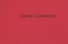 Sabine Schneider